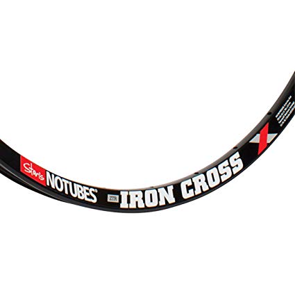 Stans ZTR Iron Cross disc 700c rim, black - 32h